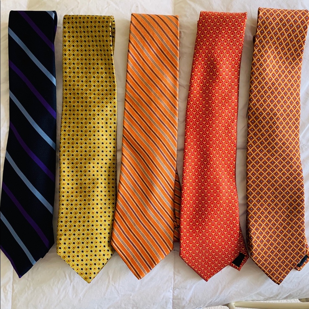 Jos. A Bank Men’s Neckties - Lot of 5